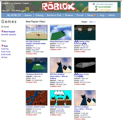 Old ROBLOX Website 07
