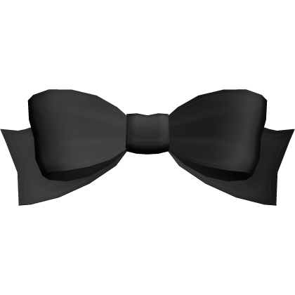 ♡ : pretty cutesy black head bow