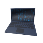 Glitched Laptop