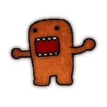 clay domo Roblox badge thumbnail