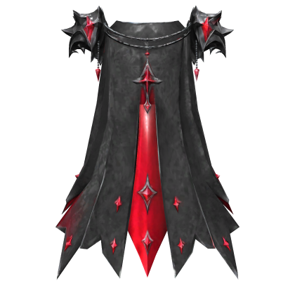 Black & Red Royal Cape Roblox item
