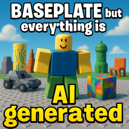 Baseplate but everything is AI generated!