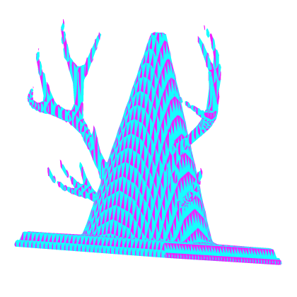 Animated Rainbow Traffic Cone