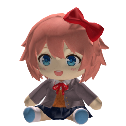 Sayori Plush Shoulder (L) [DDLC] Roblox item