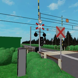 Malaysian railroad crossing  icon