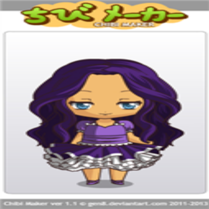 Rarity as a Chibi ^.^ Roblox decal