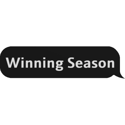 Winning Season Text Bubble Roblox item