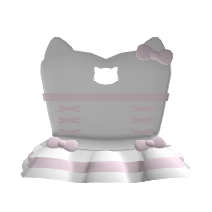 ♡ Kawaii Kitty Dress (White) ♡