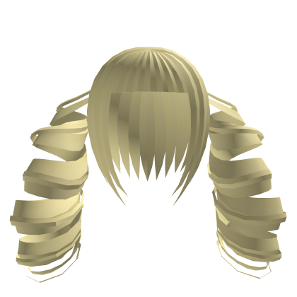 Long Curly Goth Pigtails Blonde