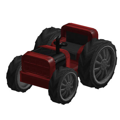 Drivable Red Tractor Roblox item