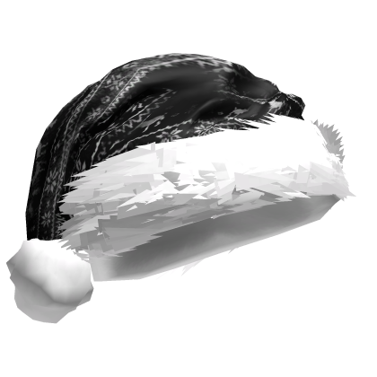Cozy Christmas Natal Santa Hat (Black)