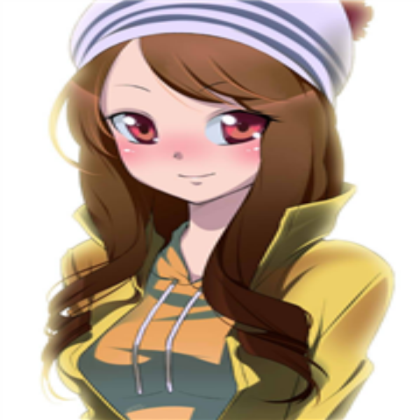 Anime blushing girl Roblox decal