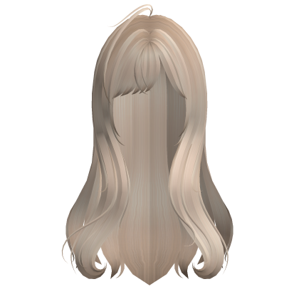 Blonde Long Cute Anime Hair Roblox item