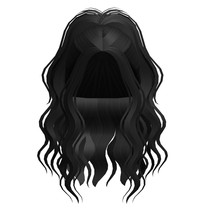 Cute Popular Girl Wavy Ponytail (Black)
