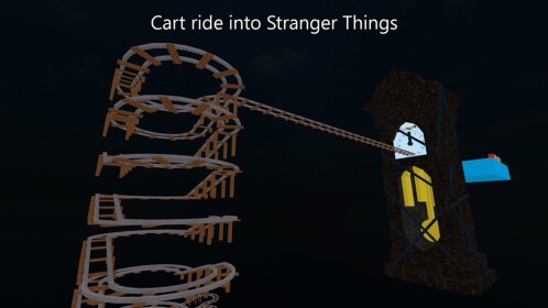 cart ride into STRANGER THINGS