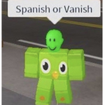 Spanish or vanish Tk tk tk