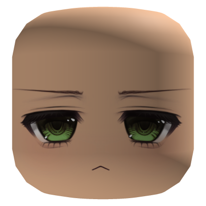Kawaii Sleepy Eyes Face