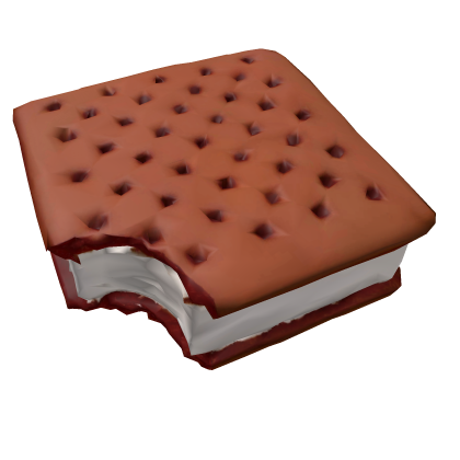 Cute Chocolate Ice Cream Sandwich Cookie Roblox item