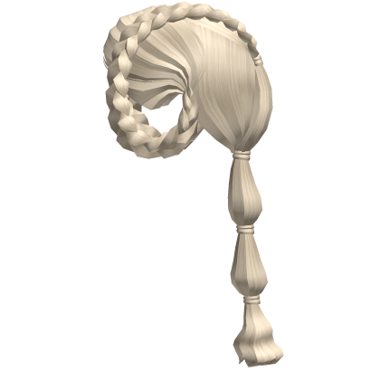 Platinum Ponytail Templar Medieval Braids Hair Roblox item