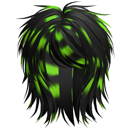Short Fluffy Scene Blowout Green Raccoon