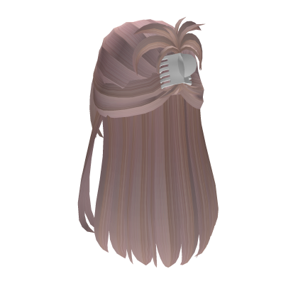 Pink Clipped Preppy Updo Girl Hair Roblox item