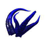 Azurite Celestial Horns