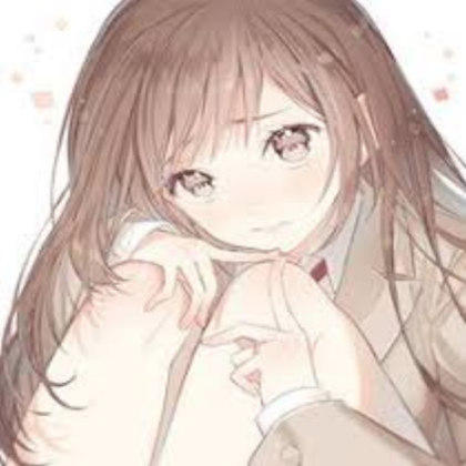 Brown haired anime girl Roblox decal