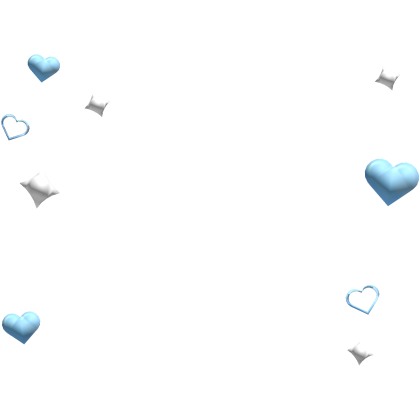 Cute Christmas Heart Sparkle Aura Confetti