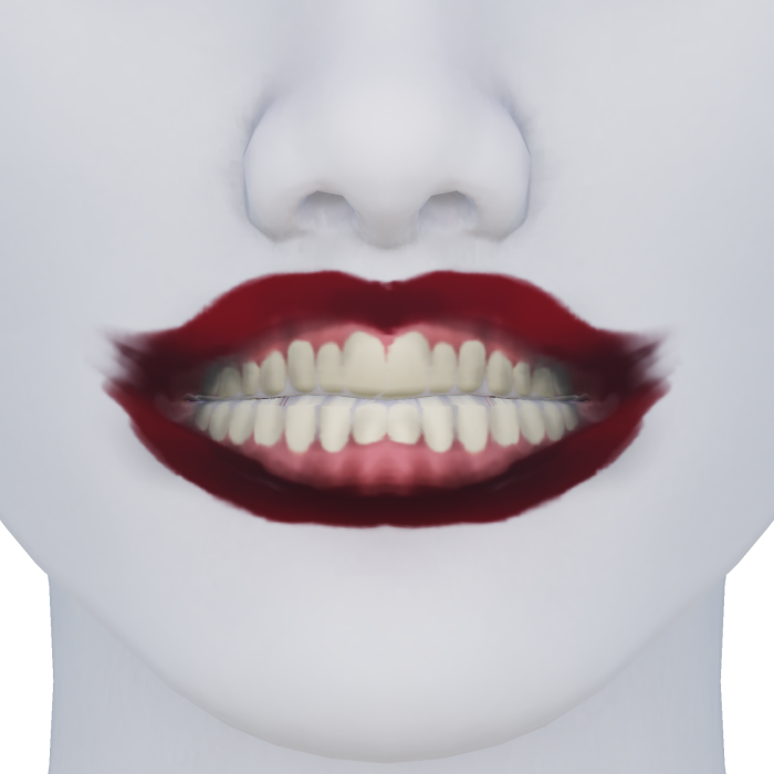 Scary Grimace Teeth