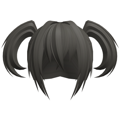 ʚ ash brown messy vampire demon moe pigtails ɞ