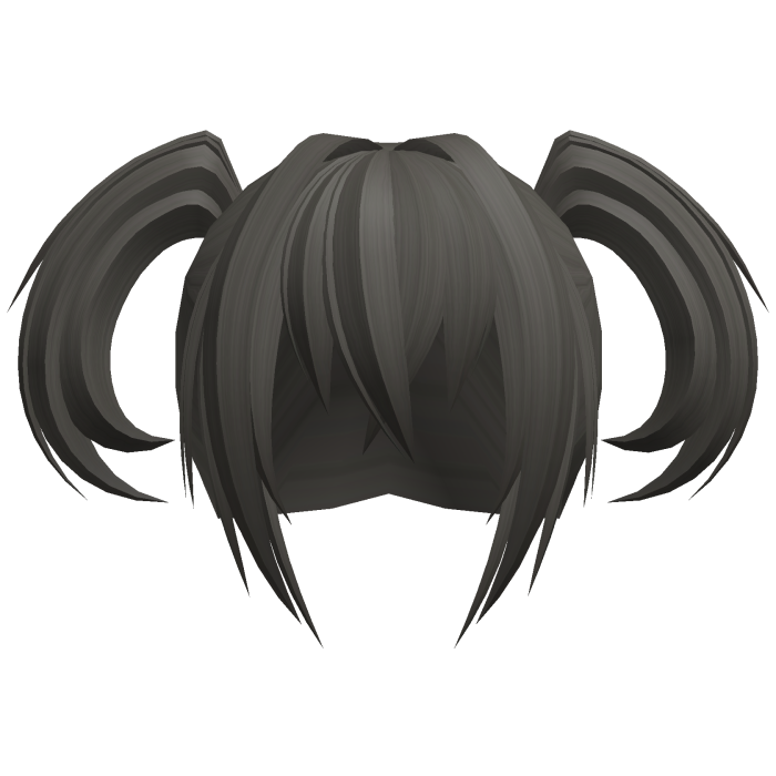 ʚ ash brown messy vampire demon moe pigtails ɞ