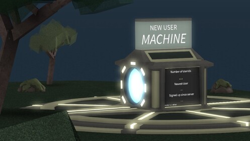New User Machine