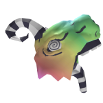 The multicolored goat