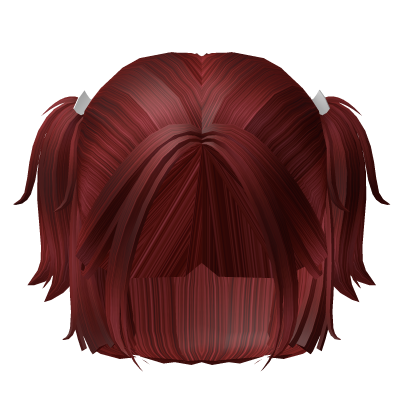 Red Cheap Bowed Tiny Ponytail Hair Roblox item