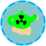A Lone Green Teapot