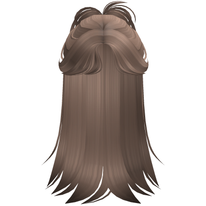 Half-Up Y2K Straight Hair (Milktea) Roblox item
