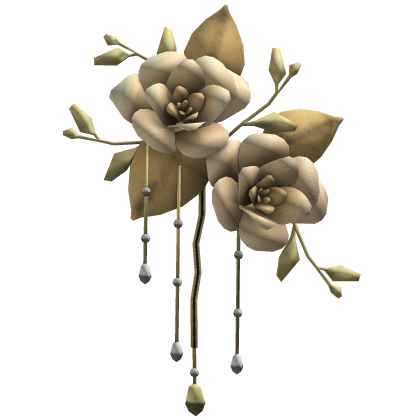 Gold Flower Headpiece 