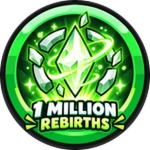 1 Million Rebirths Roblox badge thumbnail