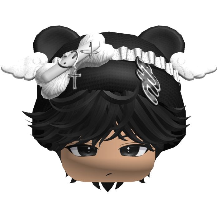 Cute black hair Cat Cap Anime Y2k