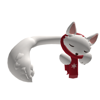 Cute Arctic Fox Scarf
