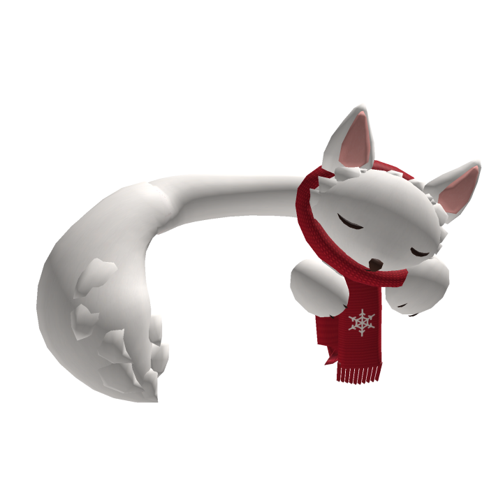 Cute Arctic Fox Scarf