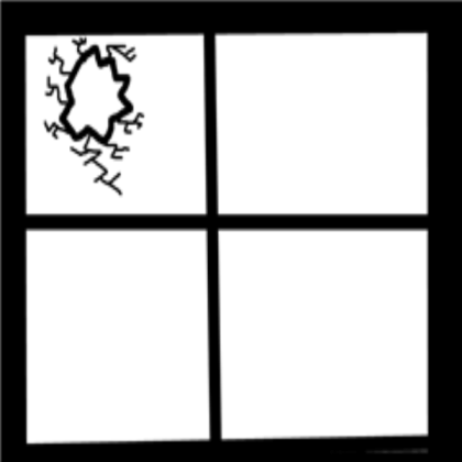 Broken Gass Window (Transparent) Roblox decal