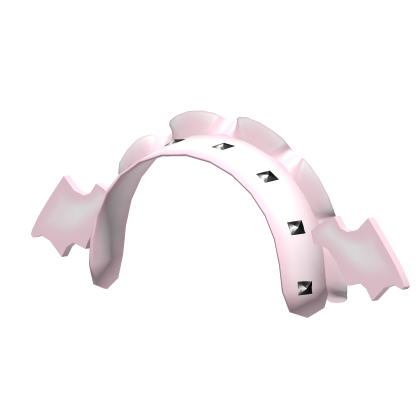 black emo vkei spiky bat headband