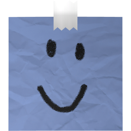 Blue Sticky Note Noob