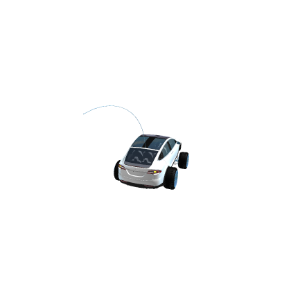 Squatted Tesla Model X