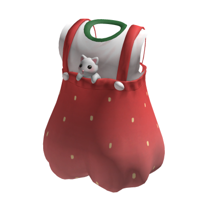 Strawberry Cuddle Hamster Overalls thumbnail