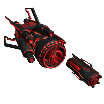 Cyber Shoulder Blasters (RED) Blocky