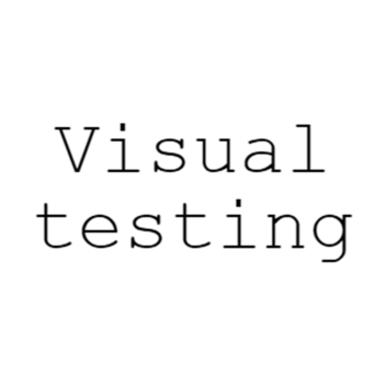 Visual testing