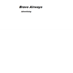 Bravo Airways advertising