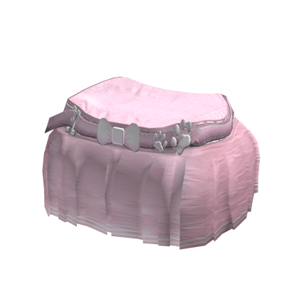 y2k pink tight mini pleated skirt w belt thumbnail
